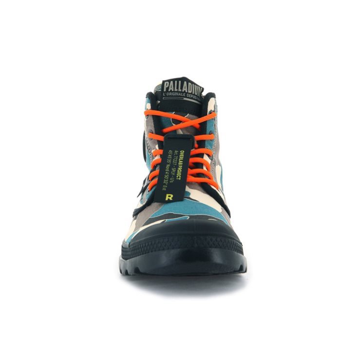 Bottes Palladium Pampa Lite Overlab Femme Camouflage | FR SOY095V